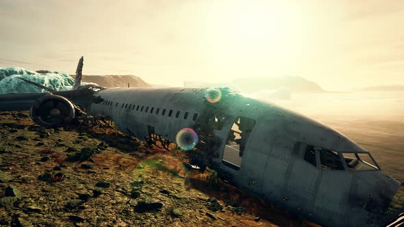 Plane Crashed on a Mountain