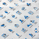 SEO & Internet Marketing Icons | Blue Versions 4 - GraphicRiver Item for Sale