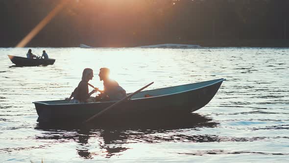 Kissing couple