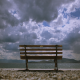 Bench Overlooking The Clouds - VideoHive Item for Sale