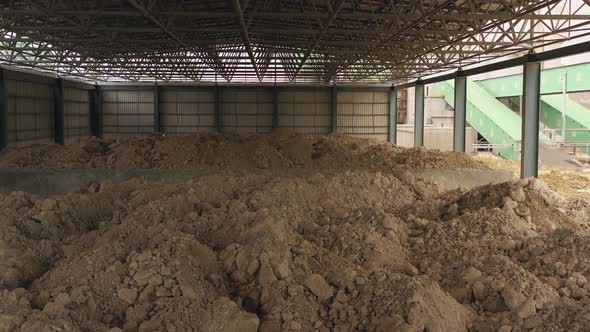 Sand Mix Warehouse at the Plant