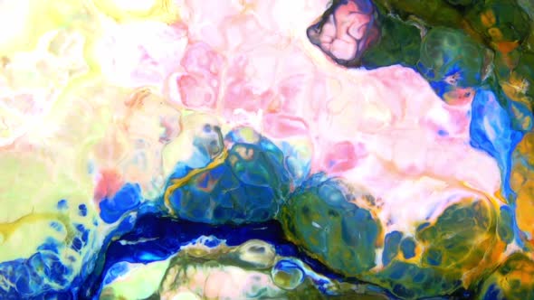 Color Explosion Abstract Art Painting alt