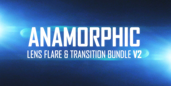 Anamorphic Lens Flare & Light Transitions Bundle V2