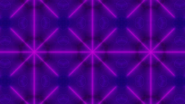 Neon Light Vj Background Loop 4K 15