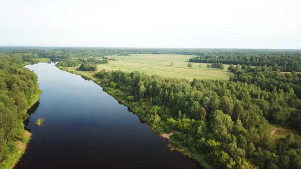 Wonderful Landscape Of The Western Dvina River 07