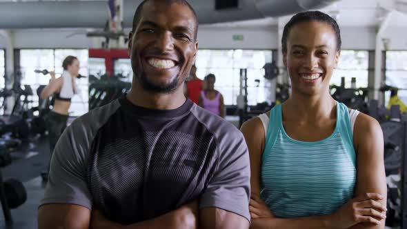 Portrait at a gym