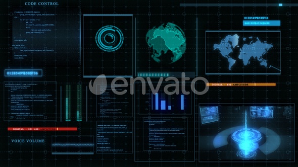 Hud animated background