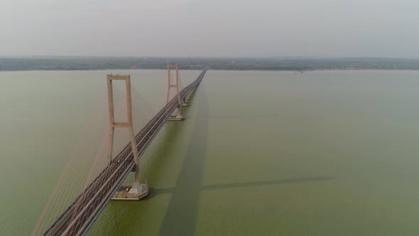 Suspension Cable Bridge in Surabaya