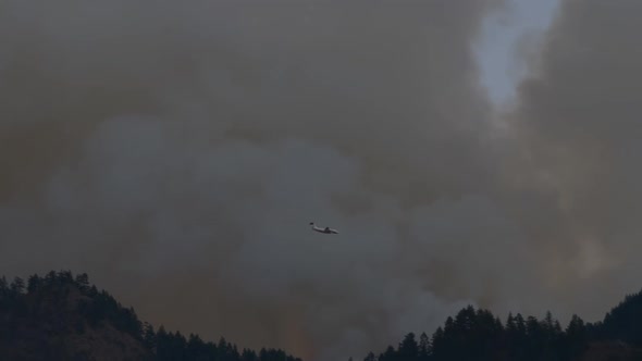 Forest Fire Near Portland Oregon