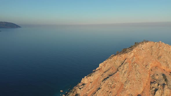 View of Sea Horizon and Blue Sky