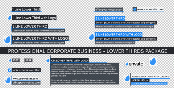Professional Corporate Business - Lower Thirds
