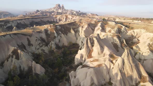 Aerial View Cappadocia Landscape