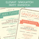 Elegant Graduation Party Invitation - GraphicRiver Item for Sale