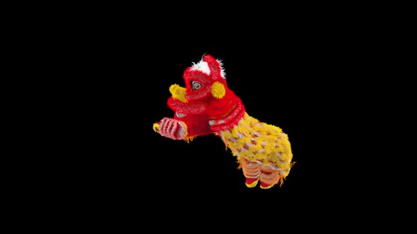 65 Chinese New Year Lion Dancing 4K