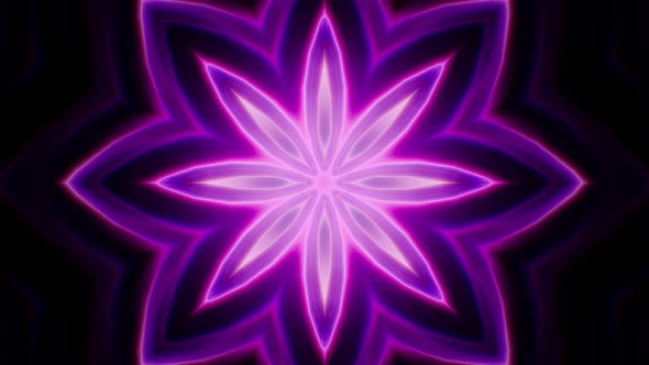 Purple Kaleidoscope Loop 4K 05