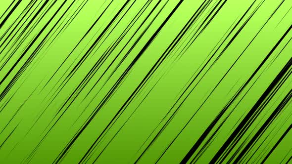 Anime Speed Diagonal Black Lines Green Background