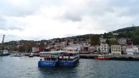 Pier And Docked Ferryboats 2