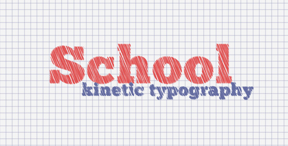 School Kinetic Typography
