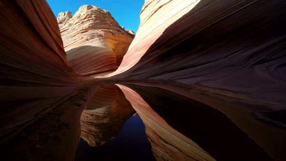 Hiking in Coyote Buttes North, The Wave