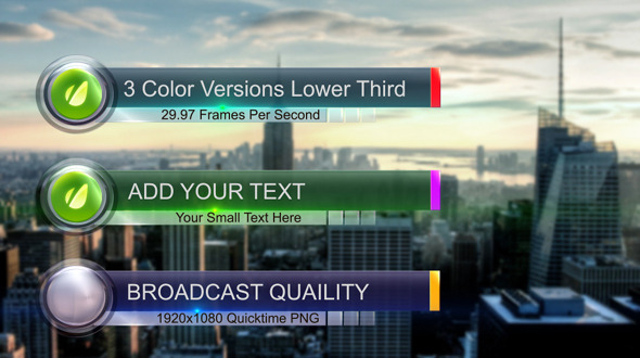 Corporate Smooth Lower Third alt