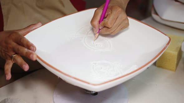 Ceramic Art In A Ceramic Workshop 8