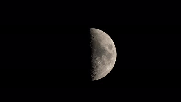 Moon  UHD Close-up. Planet Satellite.