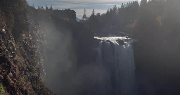 Dreamy Snoqualmie Falls Washington Waterfall Mist