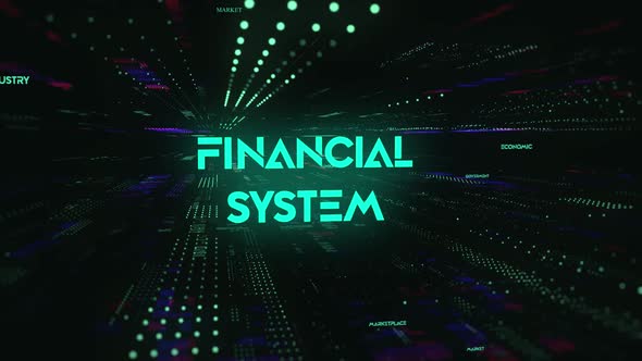 Sci Fi Digital Economics Word Financial System