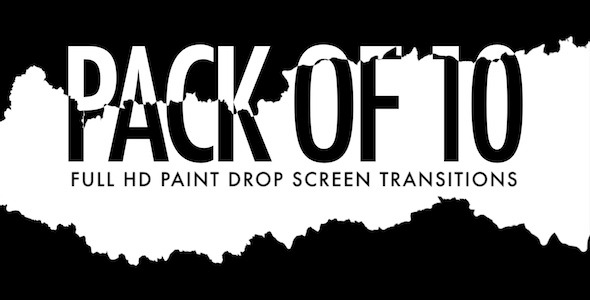 Paint Drop Screen - Pack of 10