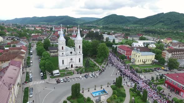 Aerial view of Nasaud