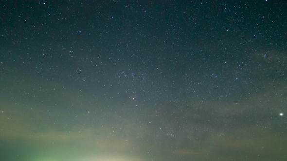 Time lapse Milky way galaxy stars Night to day Timelapse full frame Milky Way Beautiful Nature in th