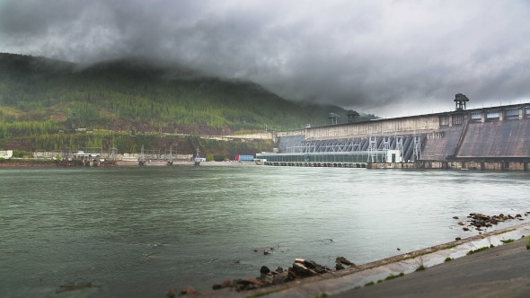 Cloud Over the Hydroelectric Power Station alt