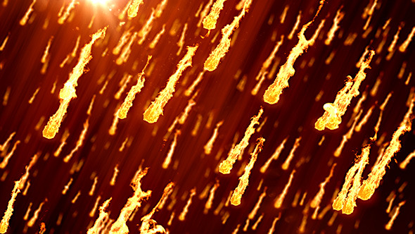 Fire Rain Background alt
