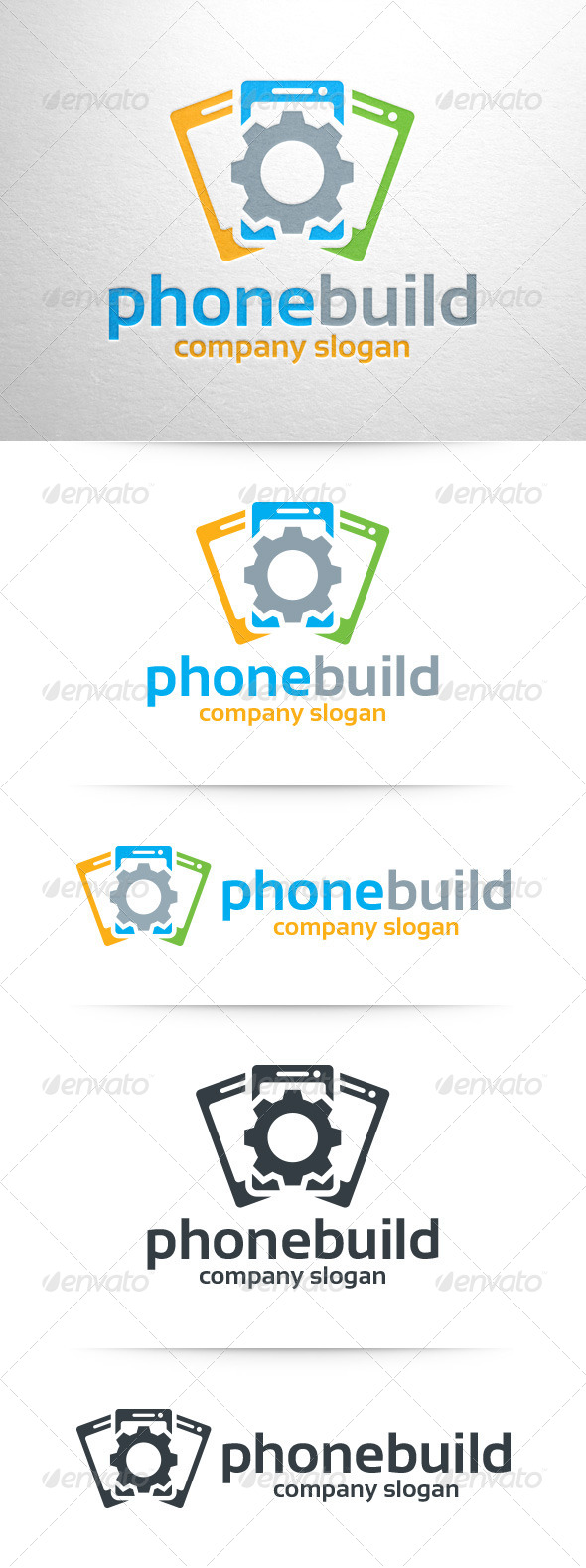 Phone Build Logo Template
