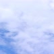 Movement of cumulus continuous clouds on a blue beautiful sky, background in motion, accelerated - VideoHive Item for Sale