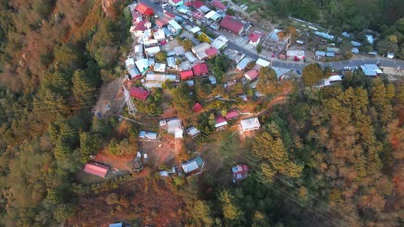 San Jose del Pacifico, Village, Mexico, Drone Shot, 4k, Oaxaca