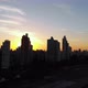 Sunset, Promenade Parana River (Rosario, Argentina) aerial view, drone footage - VideoHive Item for Sale