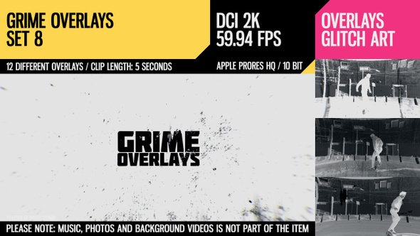 Grime Overlays (2K Set 8)