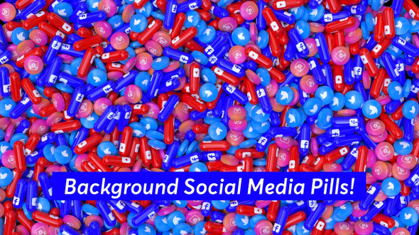 Pills and Meds Social Media Background 