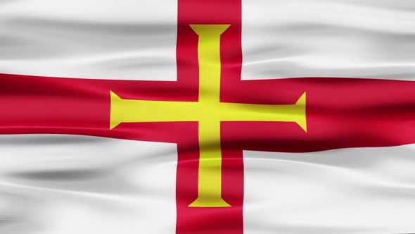 Guernsey Flag Waving