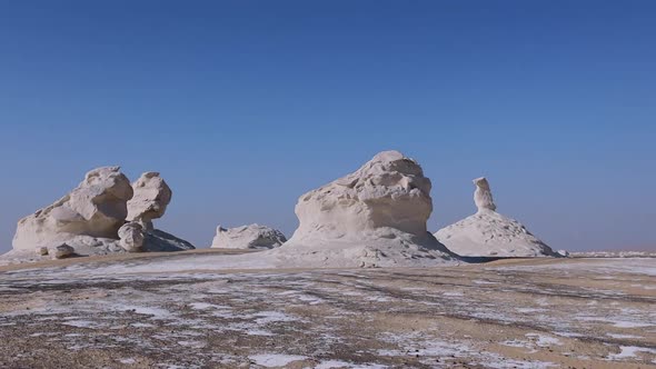 Unusual Figures In The White Desert, Bahariya