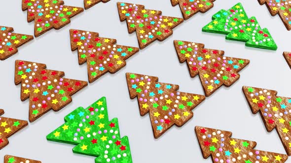 Christmas Tree Cookies