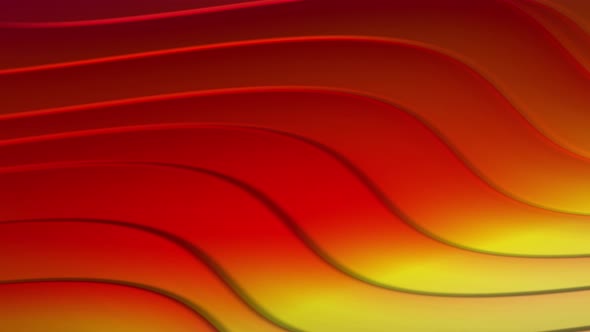Abstract Background Red And Orange Smoooth Liquid Wave