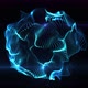 Blue amorphous particle object changing its shape - VideoHive Item for Sale