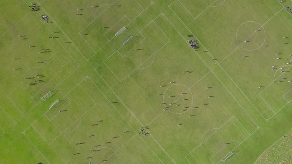 Football Matches at Hackney Marshes in London