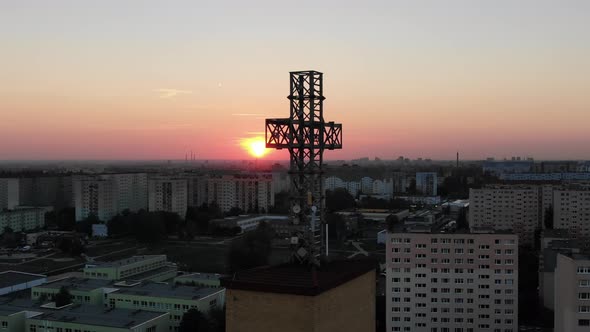 Cross On The Church