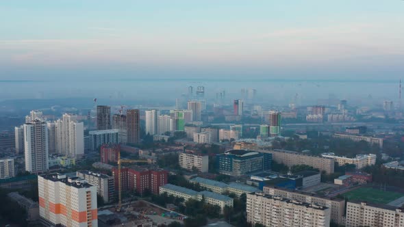 Light Fog Over the City