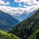 Clouds Over Mountain Valley - VideoHive Item for Sale