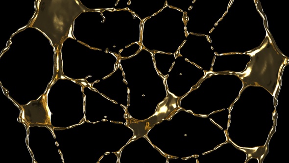 Gold Splash Round alt