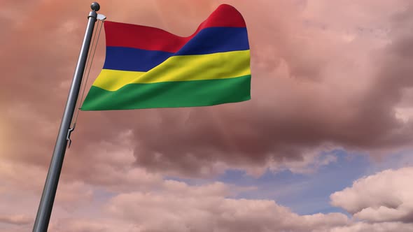 Mauritius Flag 4K